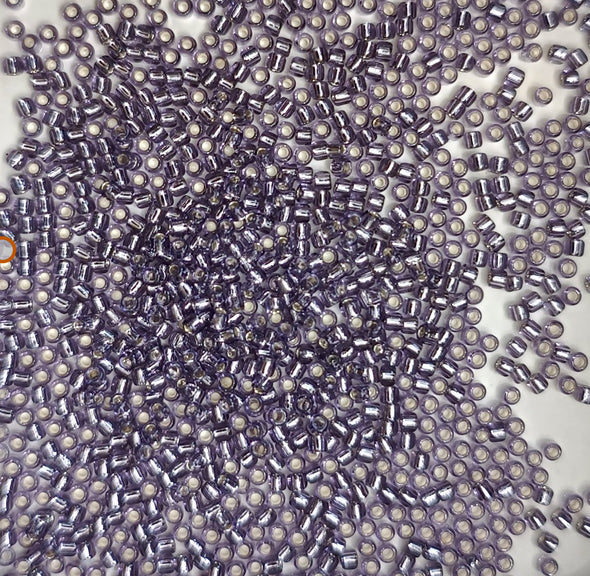 ROUND 11/0 39 LILAC SILVER