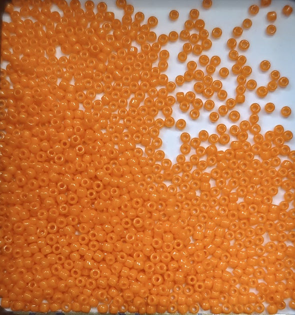 ROUND 11/0 42D MANDARINE ORANGE