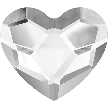 2808 HEART FLAT BACK