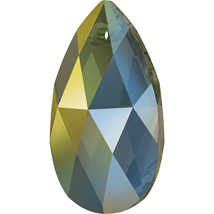6106 PEAR-SHAPED PENDANT - CRYSTAL IRIDESCENT GREEN