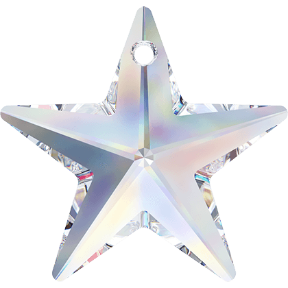 6714 STAR PENDANT -CRYSTAL AURORA BOREAL